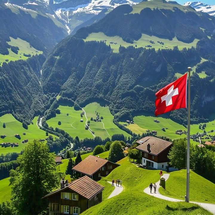 Paysage Montagnes Suisses